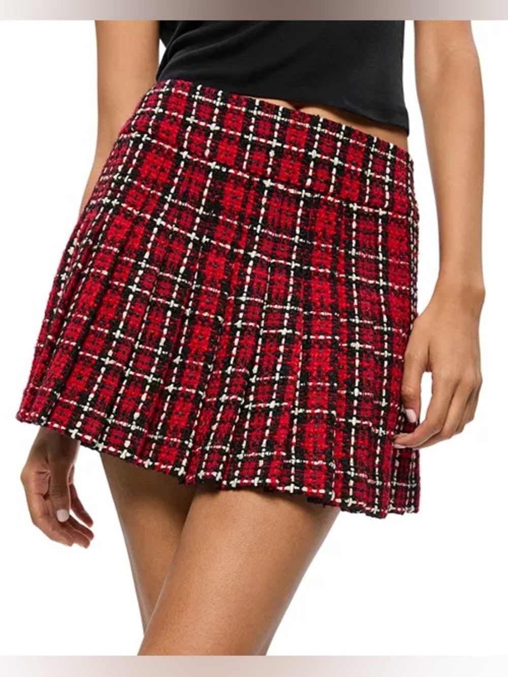 Alice + Olivia Mera Pleated Skirt/ Size 4